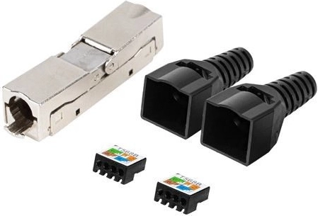 Lanberg beznástrojová síťová spojka RJ45 kat.6 FTP