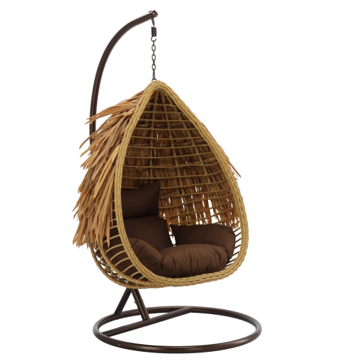 Stabilní kovový stojan a bezpečné houpání