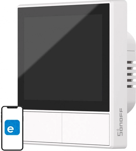 Chytrý nástěnný vypínač SONOFF NSPanel – bílý