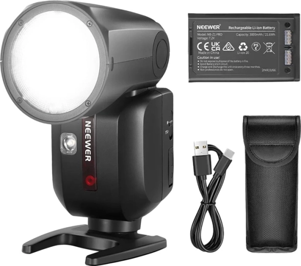 Baterie s dlouhou výdrží a LED modelovací světlo