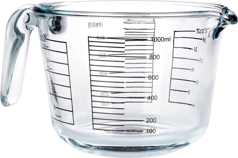 Přesné měření v ml i fl oz