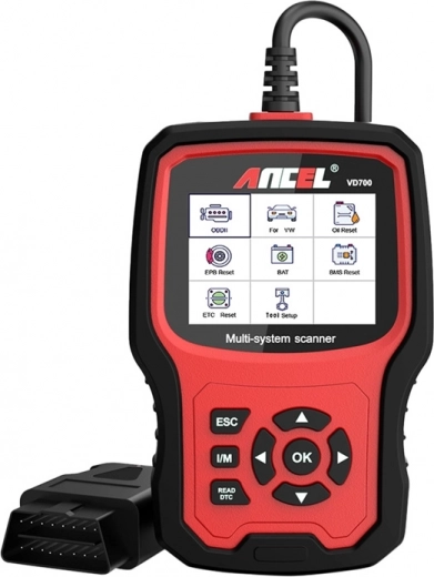 Diagnostický skener OBD2 ANCEL VD700 pro vozy VAG