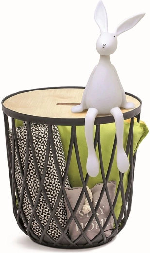 Odnímatelné dřevěné víko pro snadný přístup