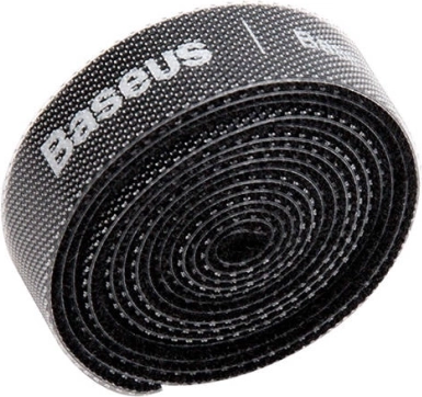 Baseus černá páska na suchý zip 1m