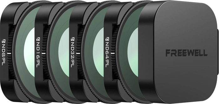 Sada filtrů Freewell Bright Day ND/PL pro GoPro Mission 1 Pro a Mission 1, 4 ks