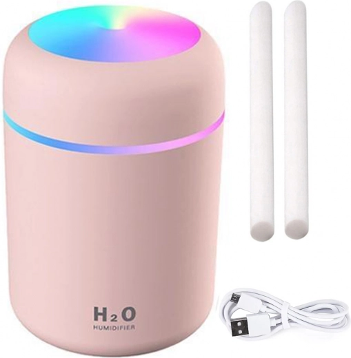 Mini zvlhčovač vzduchu aromaterapie USB RGB