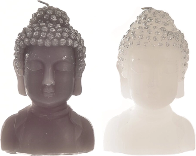 Svíčka Budha – dekorativní figurální svíčka 12 cm (2 varianty)
