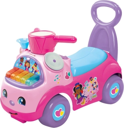 Fisher-Price jezdítko Hudební přehlídka – růžové