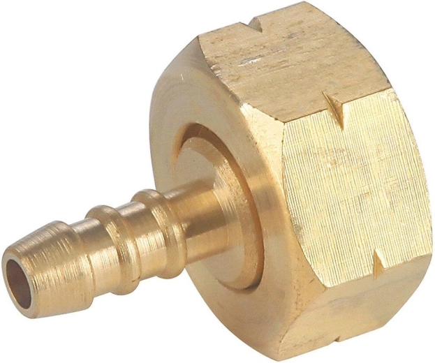 Plynový nátrubek 8 mm s maticí W21,8 LH