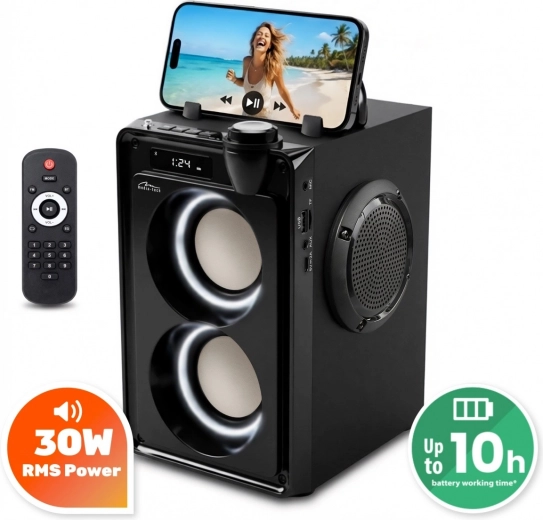 Přenosný party reproduktor Overbox s Bluetooth 5.3