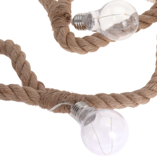 Přírodní jutové lano s vintage vzhledem