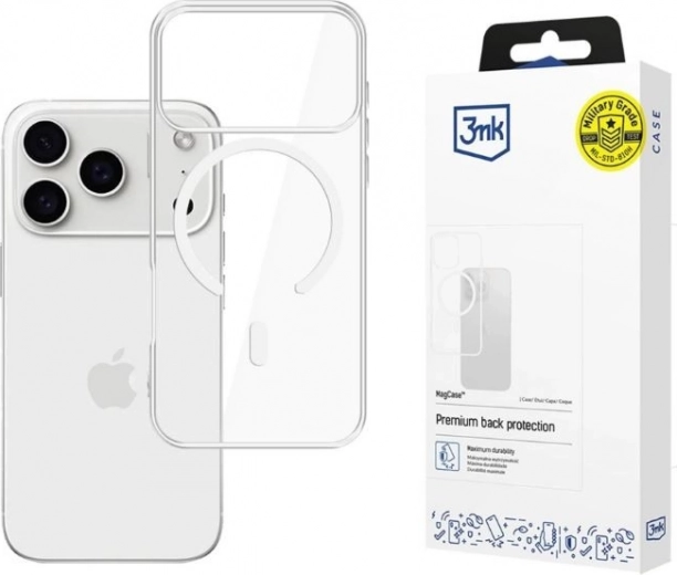 Průhledné magnetické pouzdro Armor MagCase pro Apple iPhone 17 Pro