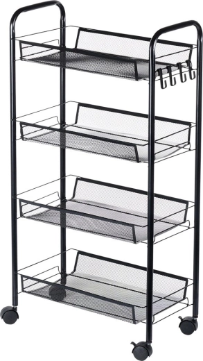 Čtyři prostorné síťované košíky