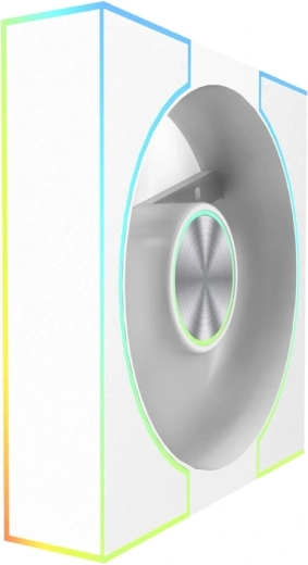 Ventilátor DarkFlash DM8 LINE s PWM a ARGB, bílý