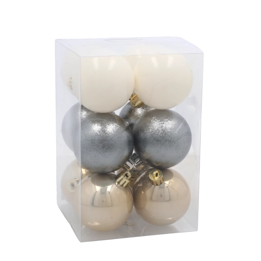 Harmonická paleta šampaňské, stříbrné a bílé