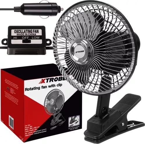 Rotující auto ventilátor s klipem Xtrobb