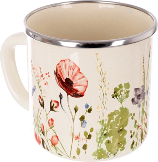 Odolný smalt s nerezovým lemem