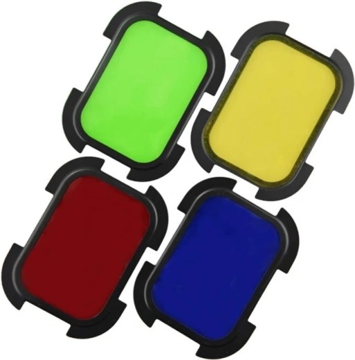 4 barevné filtry pro kreativní efekty