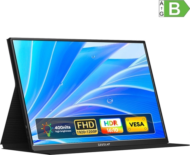 Přenosný herní monitor ZEUSLAP P16 16" WUXGA 120 Hz