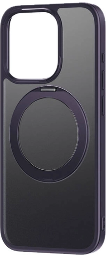 Ochranné pouzdro se stojánkem Baseus SkyRing 360° pro iPhone 14 Pro s tvrzeným sklem a čistící sadou (fialová)