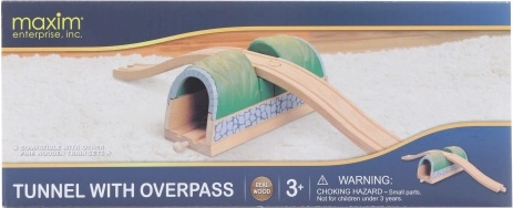 Maxim tunel s nadjezdem pro dřevěné vláčkodráhy