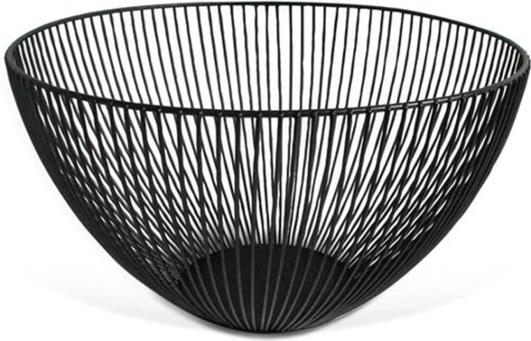 Drátěná mísa na ovoce Kitchisimo černá 25 cm