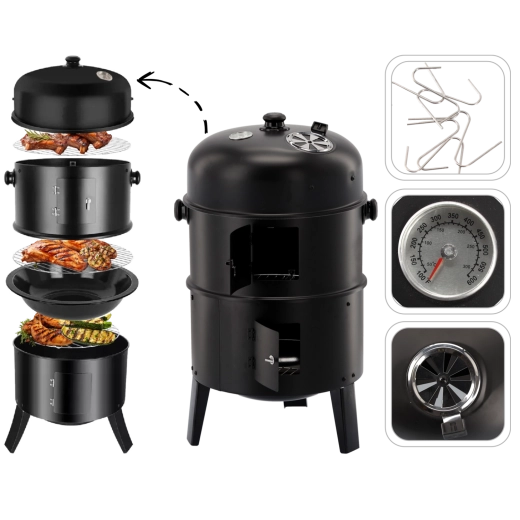 Dva rošty a pohodlný přístup dvířky