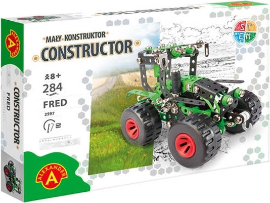 Stavebnice traktor MAŁY KONSTRUKTOR FRED