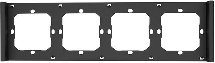 Elegantní rámeček pro čtyřnásobný přepínač Sonoff M5 80 (šedá/černá)