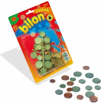 Plastové polské mince zloté – vzdělávací sada
