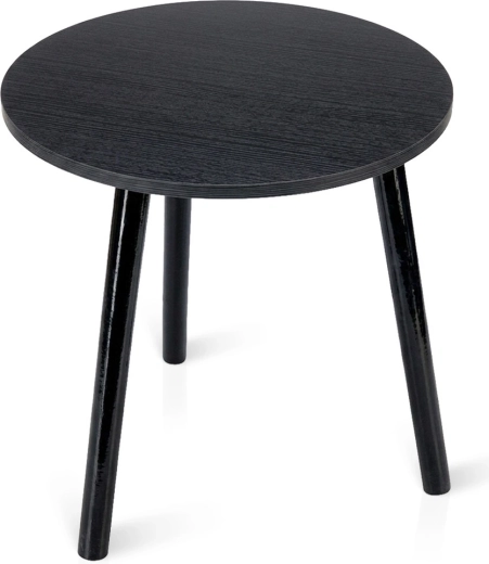 Kulatý černý konferenční stolek Trends4You 40 × 40 × 41 cm