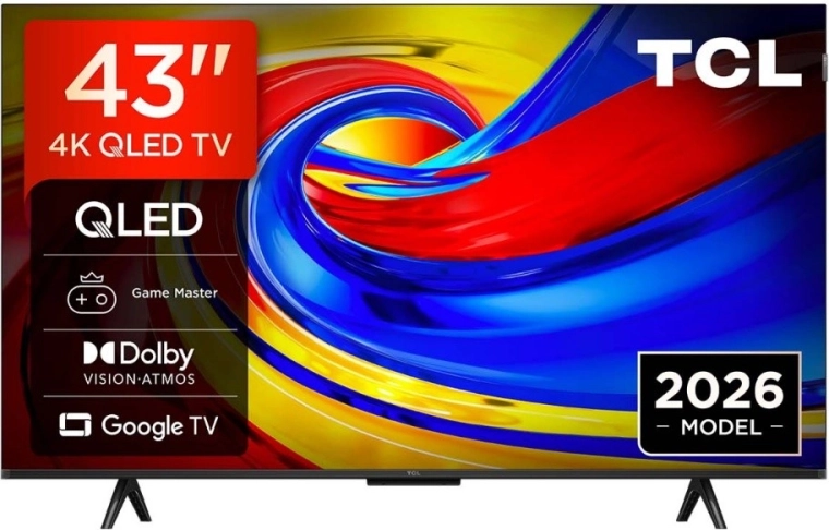 TCL QLED 4K Google TV 43" (43P7L)