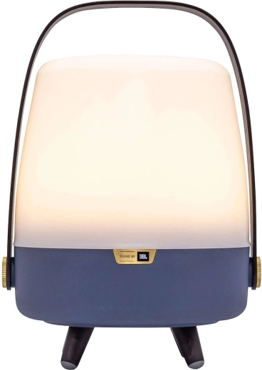 Přenosná lampa s reproduktorem Kooduu Lite-up Play Mini oceánově modrá