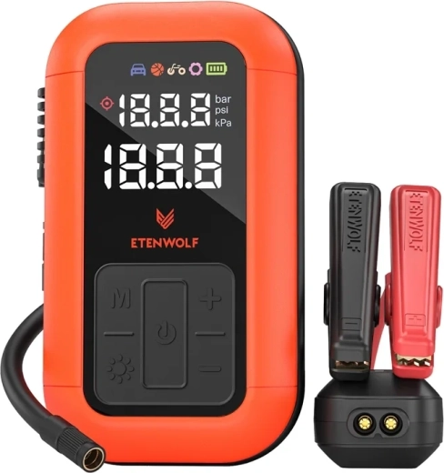 Autokompresor ETENWOLF X6 Pro Max s baterií 12 000 mAh