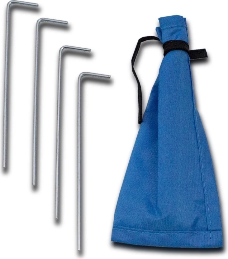 Stabilní venku díky kolíkům