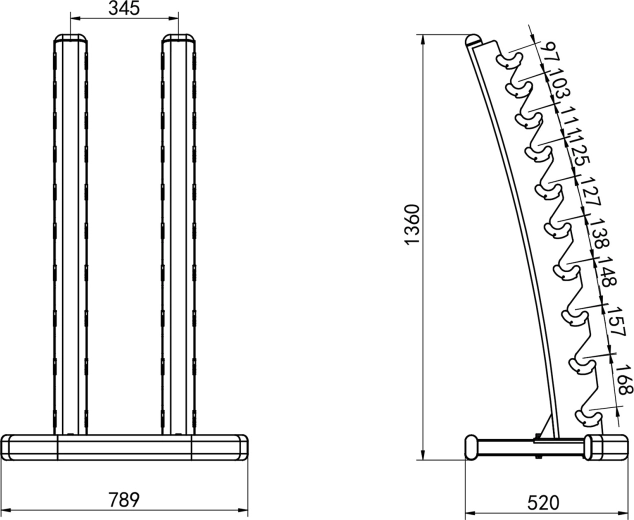 Stabilní základna a snadný přístup