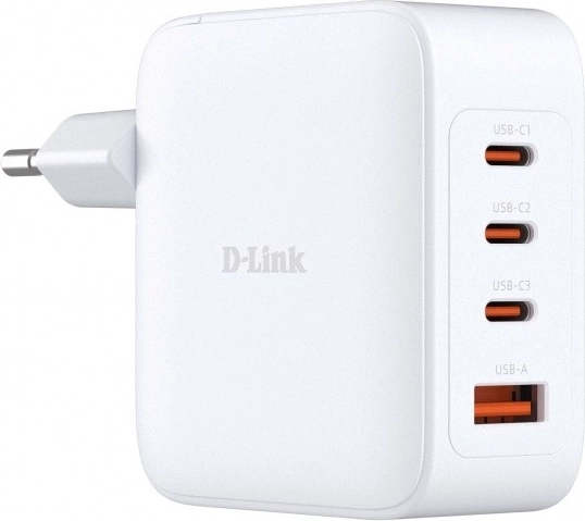 Nabíječka GaN 100 W se 3× USB-C a 1× USB-A