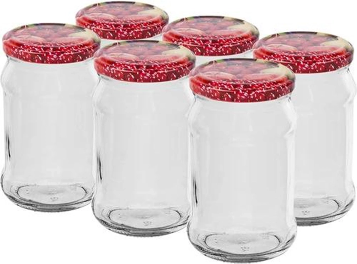 Zavařovací sklenice s víčkem 300 ml, sada 6 ks
