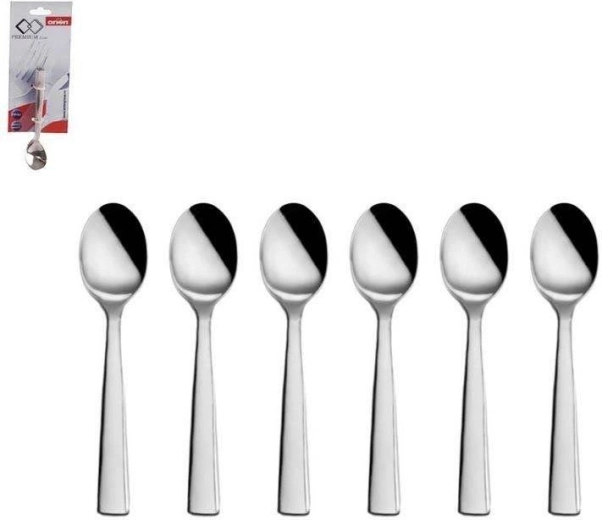 Sada nerezových lžiček na espresso 6 ks
