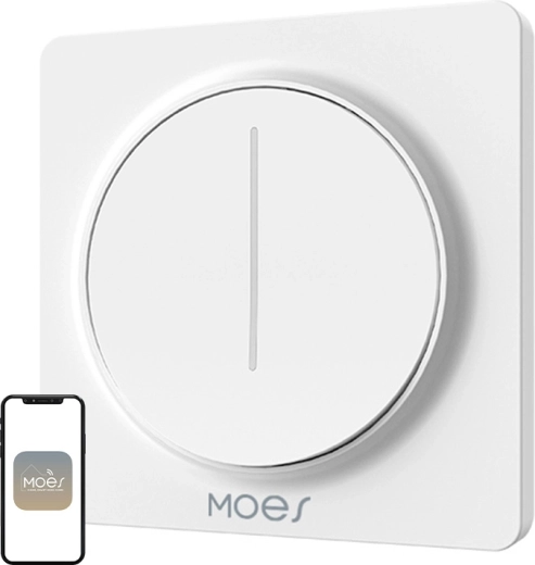 Moes ZigBee dotykový stmívač světla bílý - 1 kus