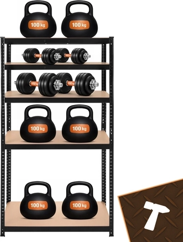 Nosnost 200 kg na polici a zesílené podpěry