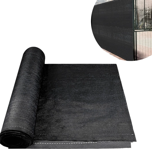 Zastínicí tkanina na plot 1,5 × 25 m, 180 g/m², 95% stínění, UV, včetně 50 stahovacích pásků