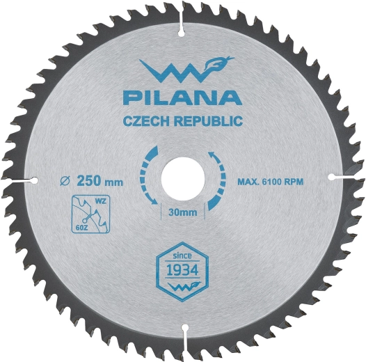 Pilový kotouč PILANA SK 5255 WZ 250 mm, 60 zubů, 30 mm