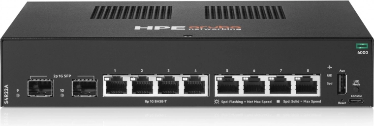 Aruba Networking 6000 8G 2SFP přepínač