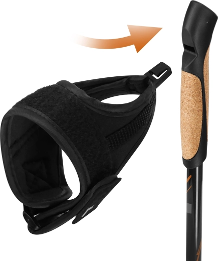 Ergonomická korková rukojeť s nastavitelnými poutky