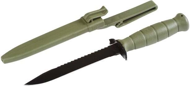 Taktický nůž GLOCK FM81 Battle Field Green se zubatým ostřím