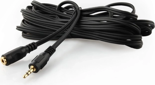 Prodlužovací kabel Minijack M/F 5m zlacený stereo