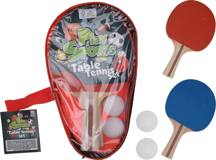 Sada na stolní tenis – 2 pálky a 2 míčky