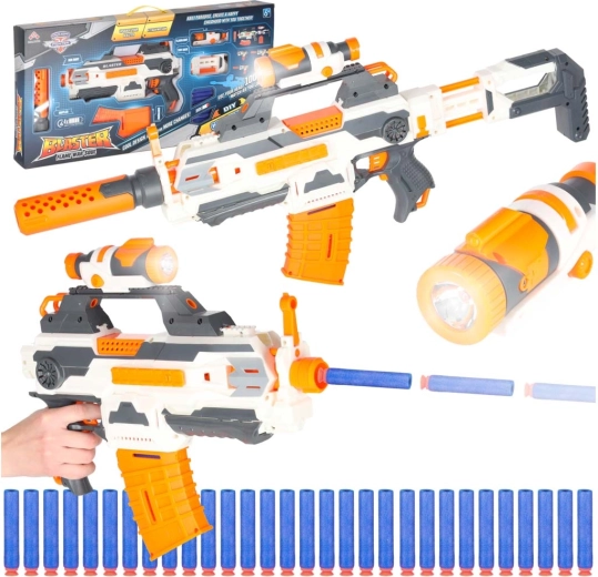 Modulární pěnový blaster 4 v 1 s 30 šipkami