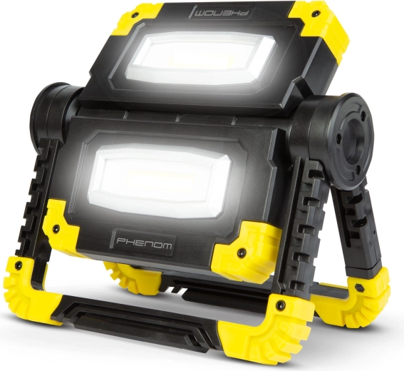 Akumulátorový multifunkční LED reflektor Phenom 2 × 1000 lm